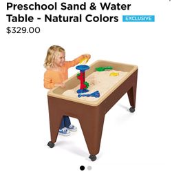 PERFECT FOR SUMMER Lakeshore Sand & Water Table With Locking Wheels & Top Cover For Kids - NEW IN BOX - Large 📦