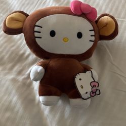 Hello Kitty Monkey Plush