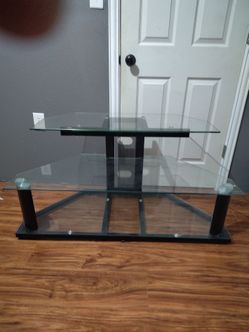 3-Tier Glass TV Stand