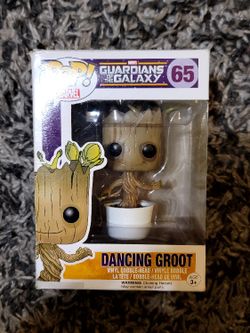 GROOT Funko Pop Marvel Guardians of the Galaxy Dancing Groot #65 Retired