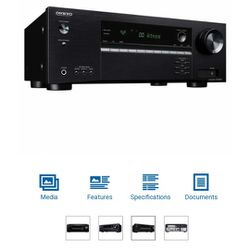 Onkyo TX-SR393 80W 5.2-Channel AV Receiver with Dolby Atmos