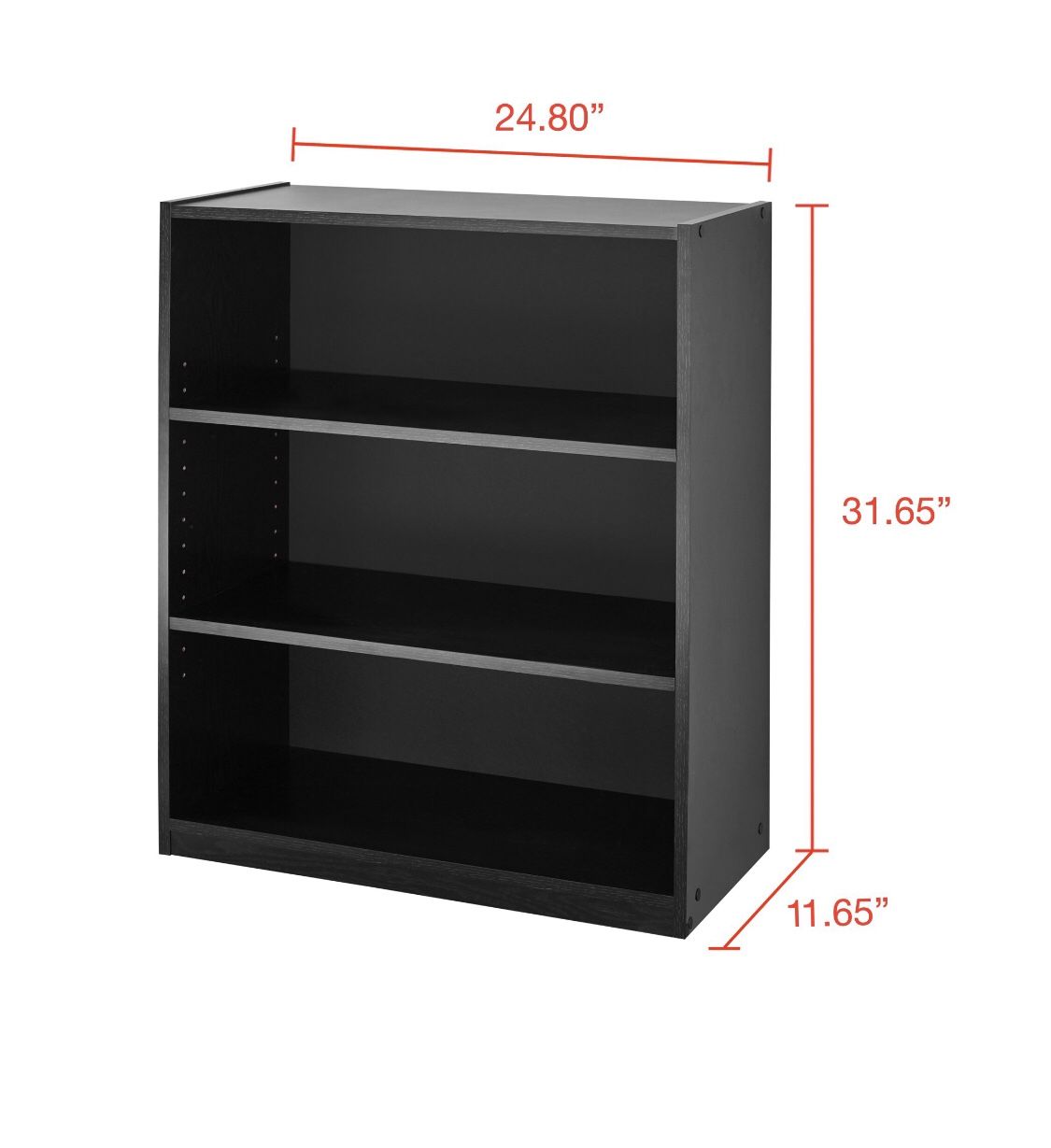 3 Shelf Bookcase New