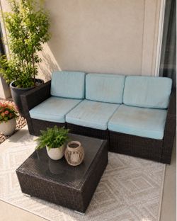Outdoor Wicker Patio Set