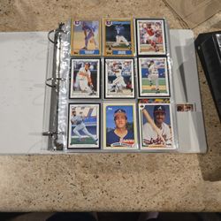 Binder Of Baseball Cards