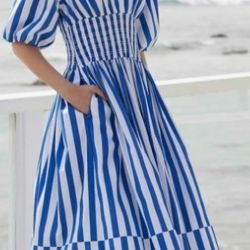 AYR / Extra Extra Marais Blue Regatta Stripe
