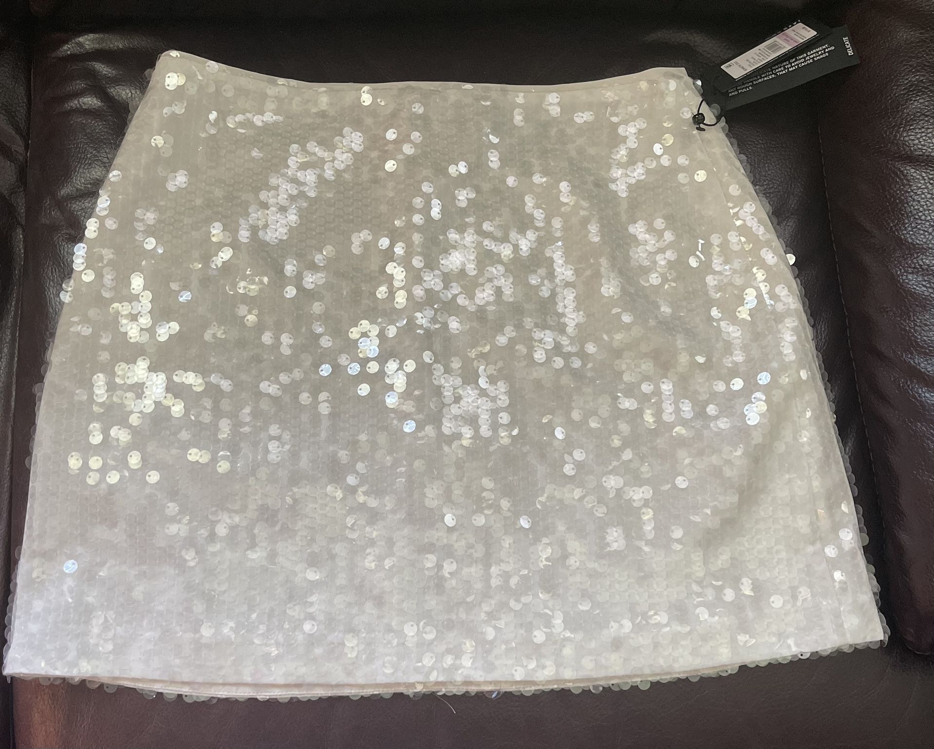 Kenneth Cole Women's Mini Sequin Skirt size 6