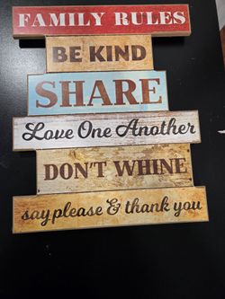 Wall sign