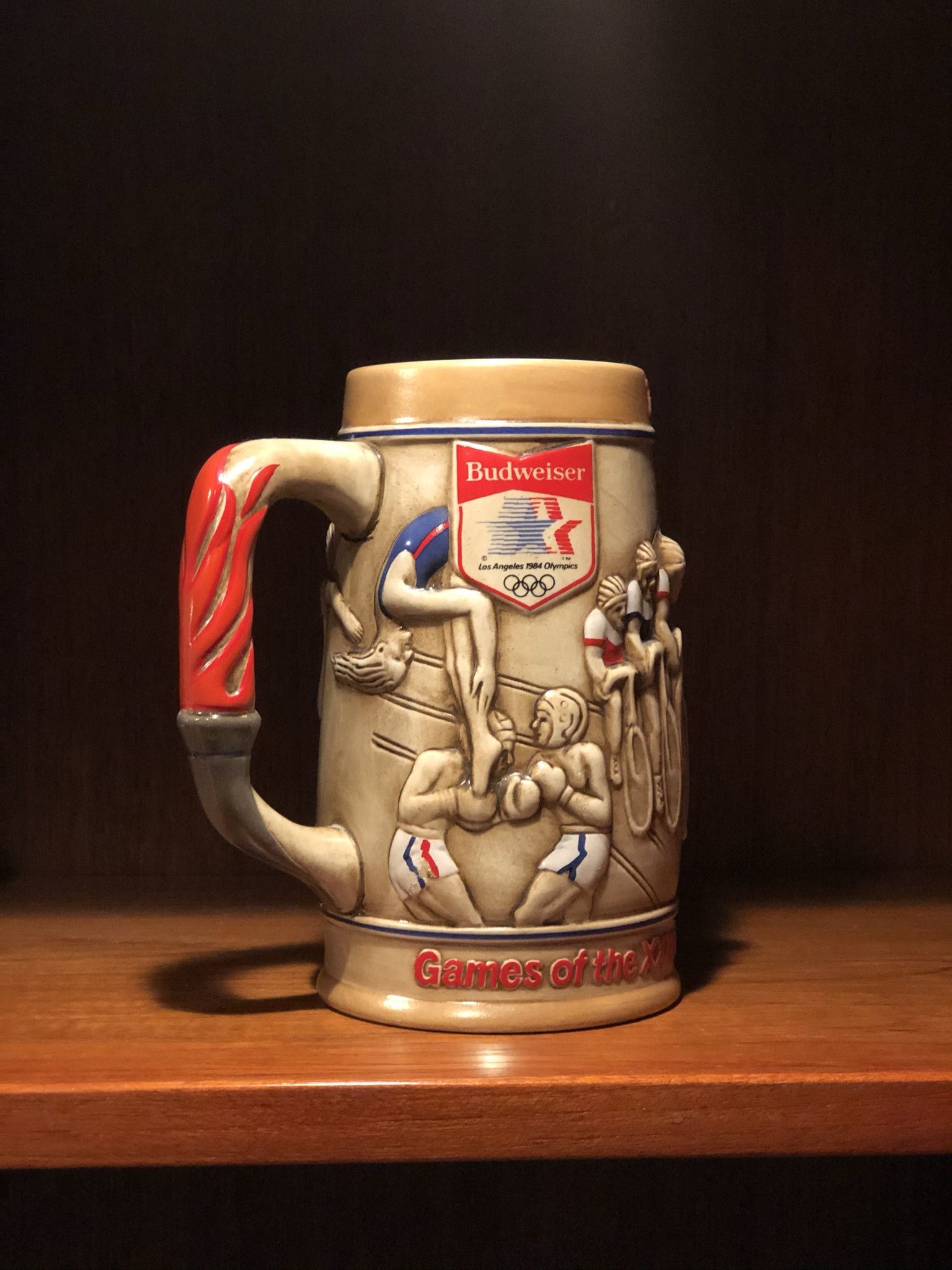 Budweiser 1984 Olympic Games Beer Stein.