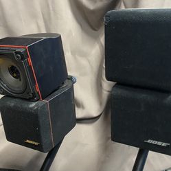 Bose Speakers On Black Stand  Best Offer 
