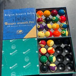 Super Aramith Pro Belgian Billiard Balls
