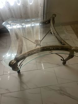 Center glass table 80.00$ … O.B.O