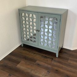 Cabinet Green Mirrored
