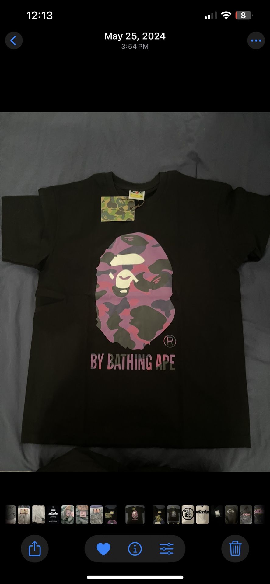 brand new bape tee
