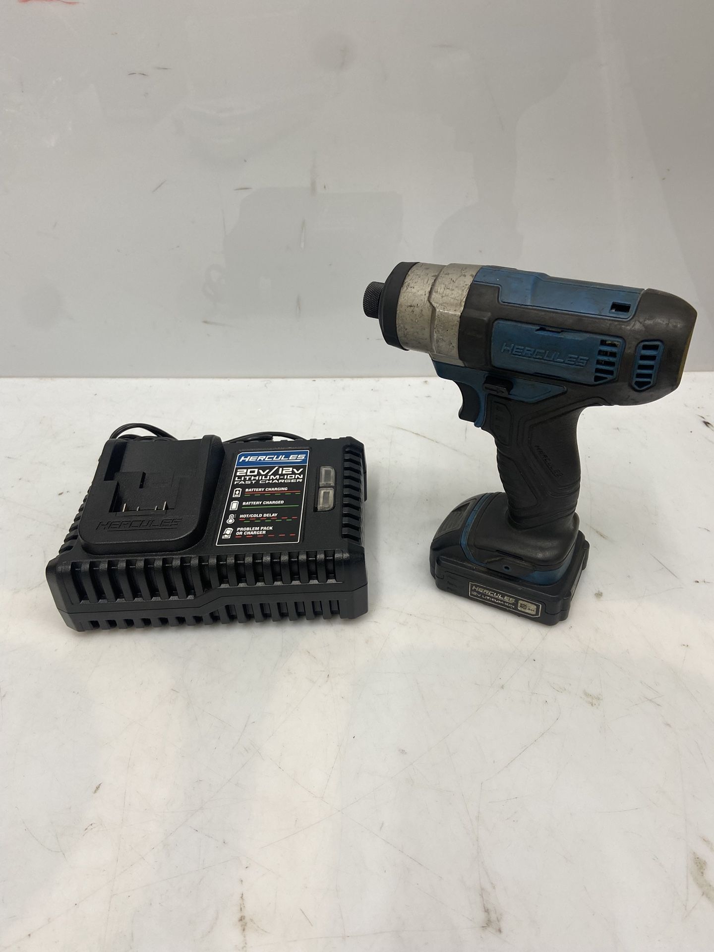 HERCULES 12V Cordless 1/4 in. Hex Compact Impact Driver