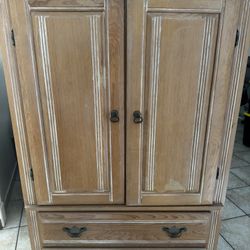 Wood Wardrobe Armoire 