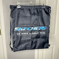 Skechers We Make a Great Pair Drawstring Cleats Shoes Training Workout Cinch Bag
