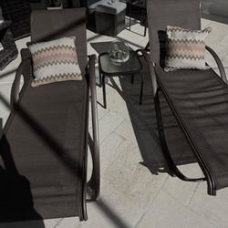 Pool Lounge Chairs / Tables / Pillows