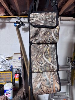 Camouflage backof seat storage