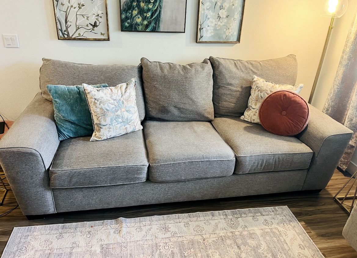 Black Friday deal! Grey Sofa (as Is)