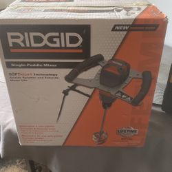 Single Paddle Mixer