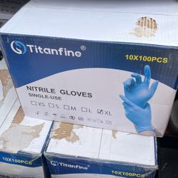 Black Nitrile Gloves 