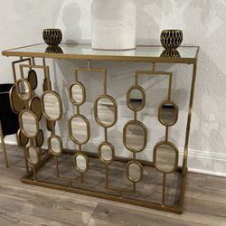 Ashley Furniture Mirrored Entry Table 