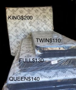 Mattresses King Queen Full Twin