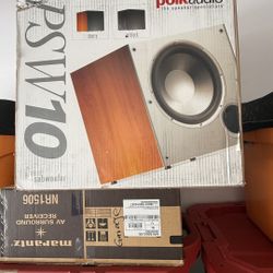 Polk Audio PSW10 Home Theater Subwoofer - Brand New