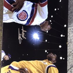 Isiah Thomas Signed 11x14 Photo