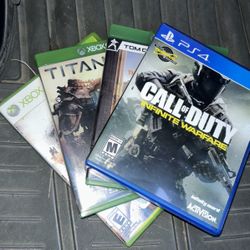 Xbox 360, Xbox One, PS4 Games