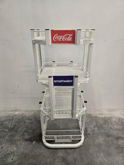 Coca Cola metal display rack / 4 tier