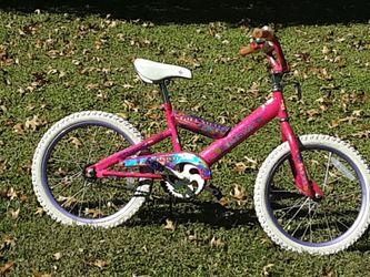 Girls bike 3-6 years old pink and purple