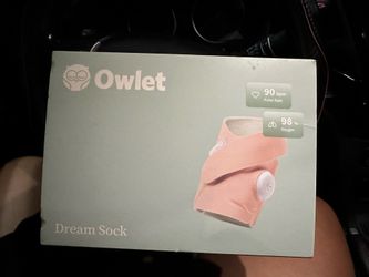 Owlet dream sock pink