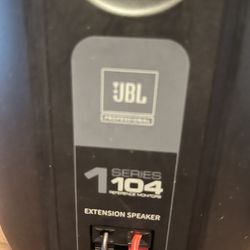 JBL 104-BT Compact Reference Monitors With Bluetooth Black