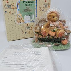 New Cherished Teddies Enesco 1997 CATHY Autumn Blessings Figurine FALL HALLOWEEN 

Mint CONDITION,  STORED IN THE BOX, COMES WITH ORIGINAL PACKAGING

