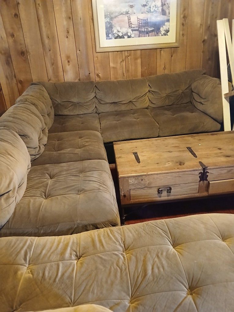 Tan Sectional Couch