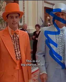 Lloyd orange suit costume (dumb and dumber)