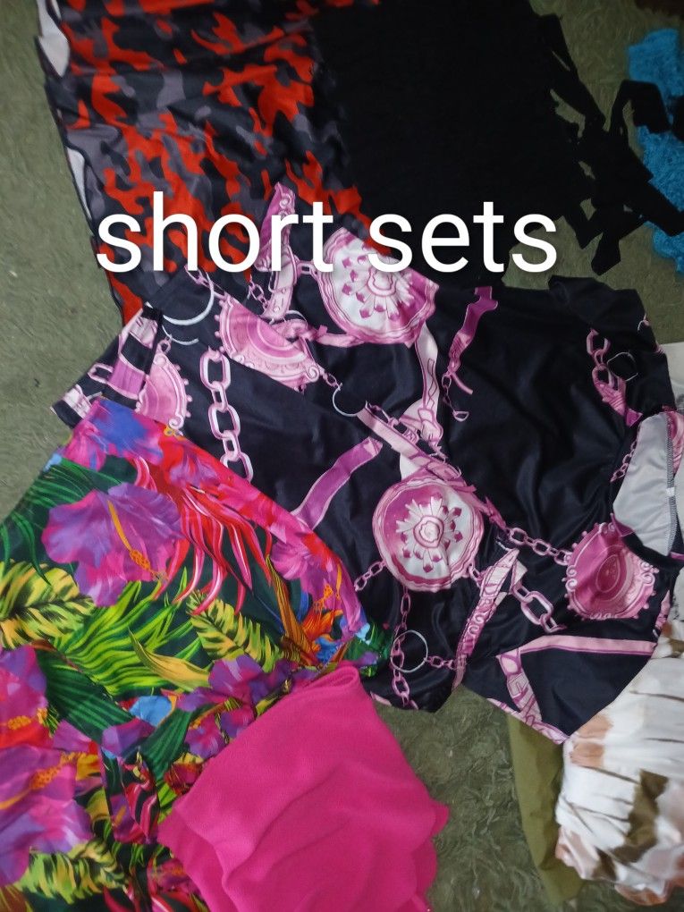 A Bunch Of Plus Size Women's Clothes