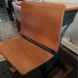 Antique School Desk 