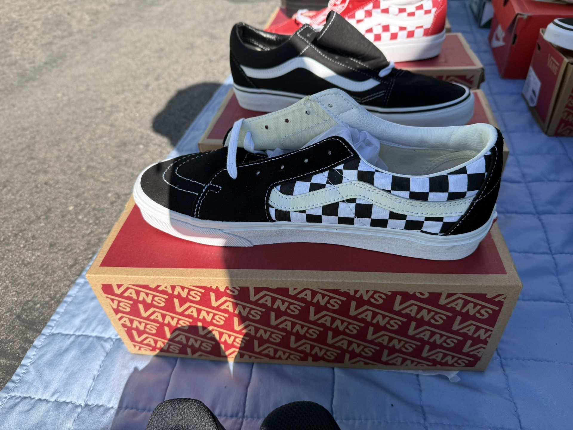 NEW Checkered Vans | Size 10.5