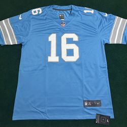 Jared Goff Detroit Lions Blue Jersey 