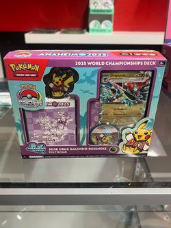 Pokemon 2025 World Championship Deck Box Anaheim- Jose Cruz Galindo-Resendiz