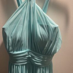 Bridesmaid Dress Tiffany Blues Size Small