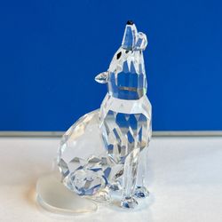 Crystal World Figurine Timber Wolf By Artist Rudy Nakai RARE #1078/1250 PERFECT