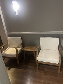 Juego De Silla Para Patio Con La Mesita