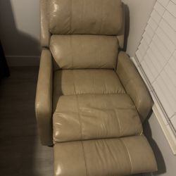 Tan Recliner 