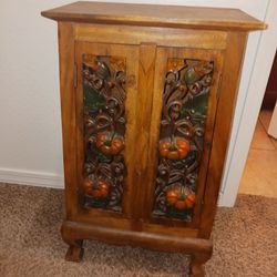 Beautiful Rustic wooden antique cabinet