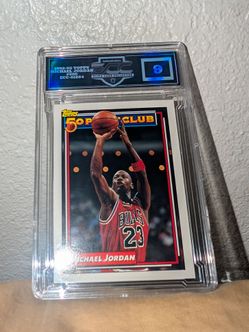 1992-93 Topps Michael Jordan 50 Point Club Graded 9