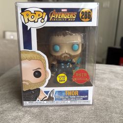 Marvel Funko Pop Avengers Infinity War Thor Asia Exclusive GITD