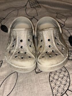 Silver Crocs